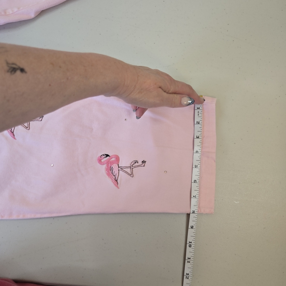 Pink Flamingo and Rhinestone Pants XL - Picture 12 of 15